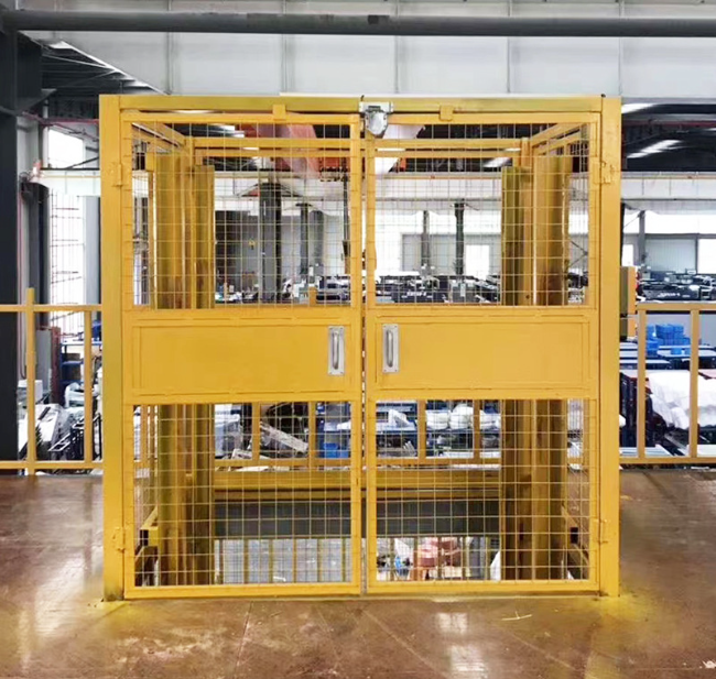 金华智能导轨式升降机亮相