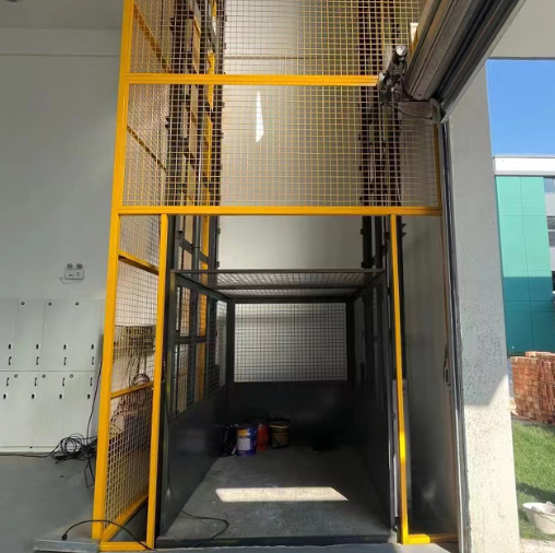 金华导轨式升降机助力物流园破解运输难题