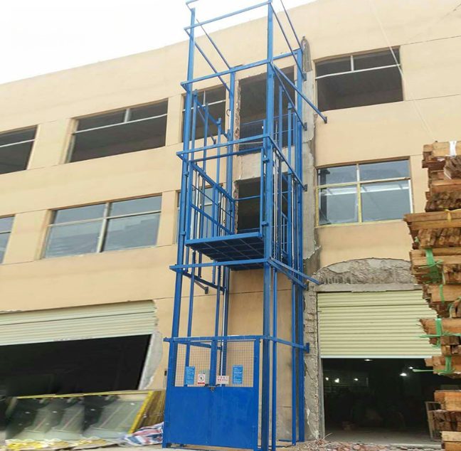 金华建材厂室外物料提升