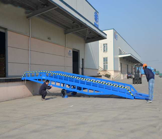 金华移动式登车桥应用